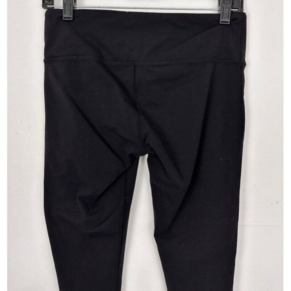 Split 59 X Pure Barre Logo Leggings Black Size Medium Mesh Ruched Front - Picture 3 of 12